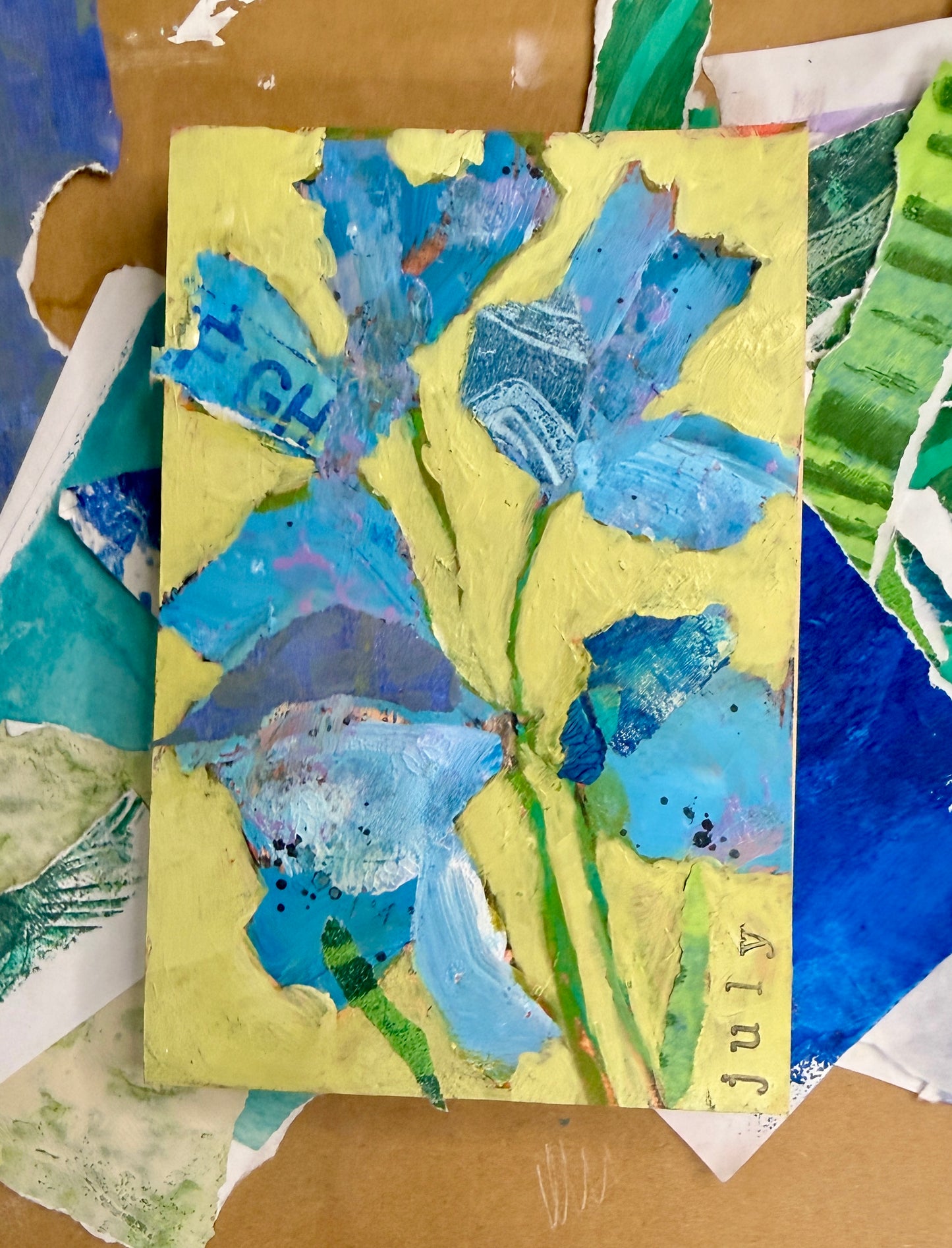 Mini Floral - “Larkspur”