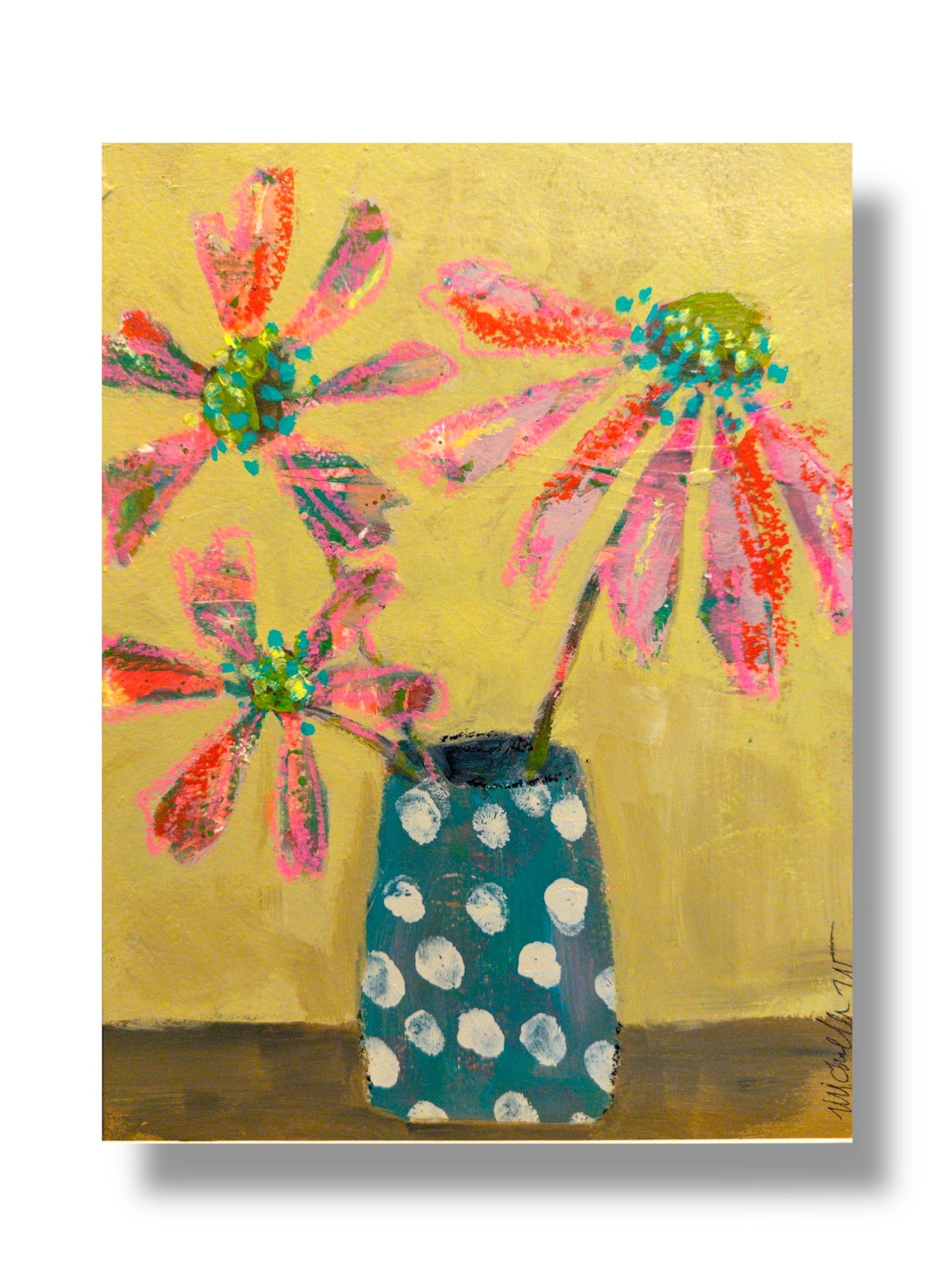 Original Mixed Media on Paper (9x12)