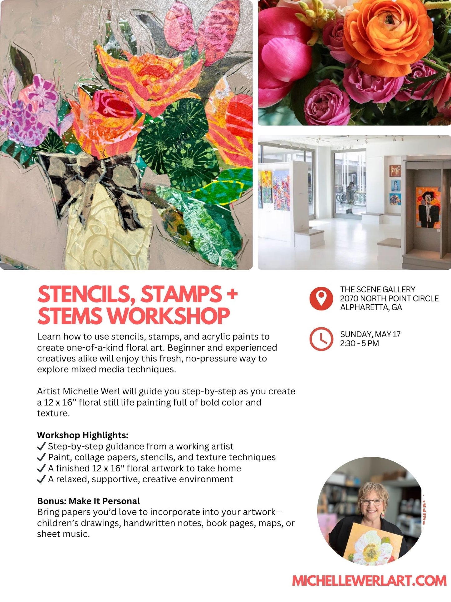 STENCILS, STAMPS & STEMS WORKSHOP