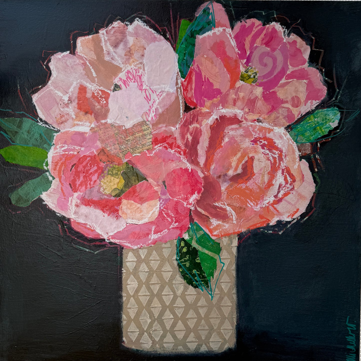 Birthday 2022 -20” Original Mixed Media