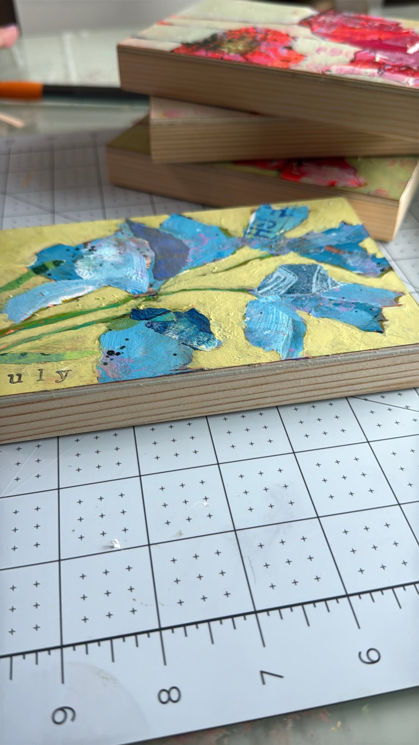 Mini Floral - “Larkspur”