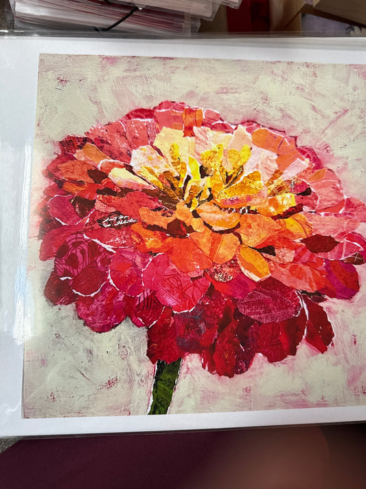 Zinnia Print