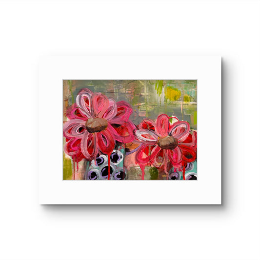My Mom's Favorite Art Print Abstract Floral