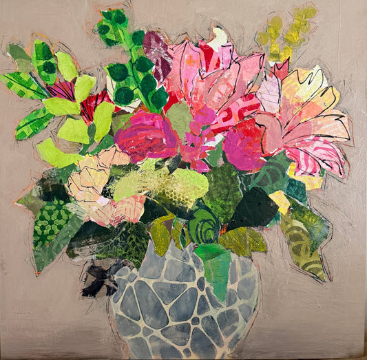 Mother's Day 2023 - Original Mixed Media Collage (24” Square)