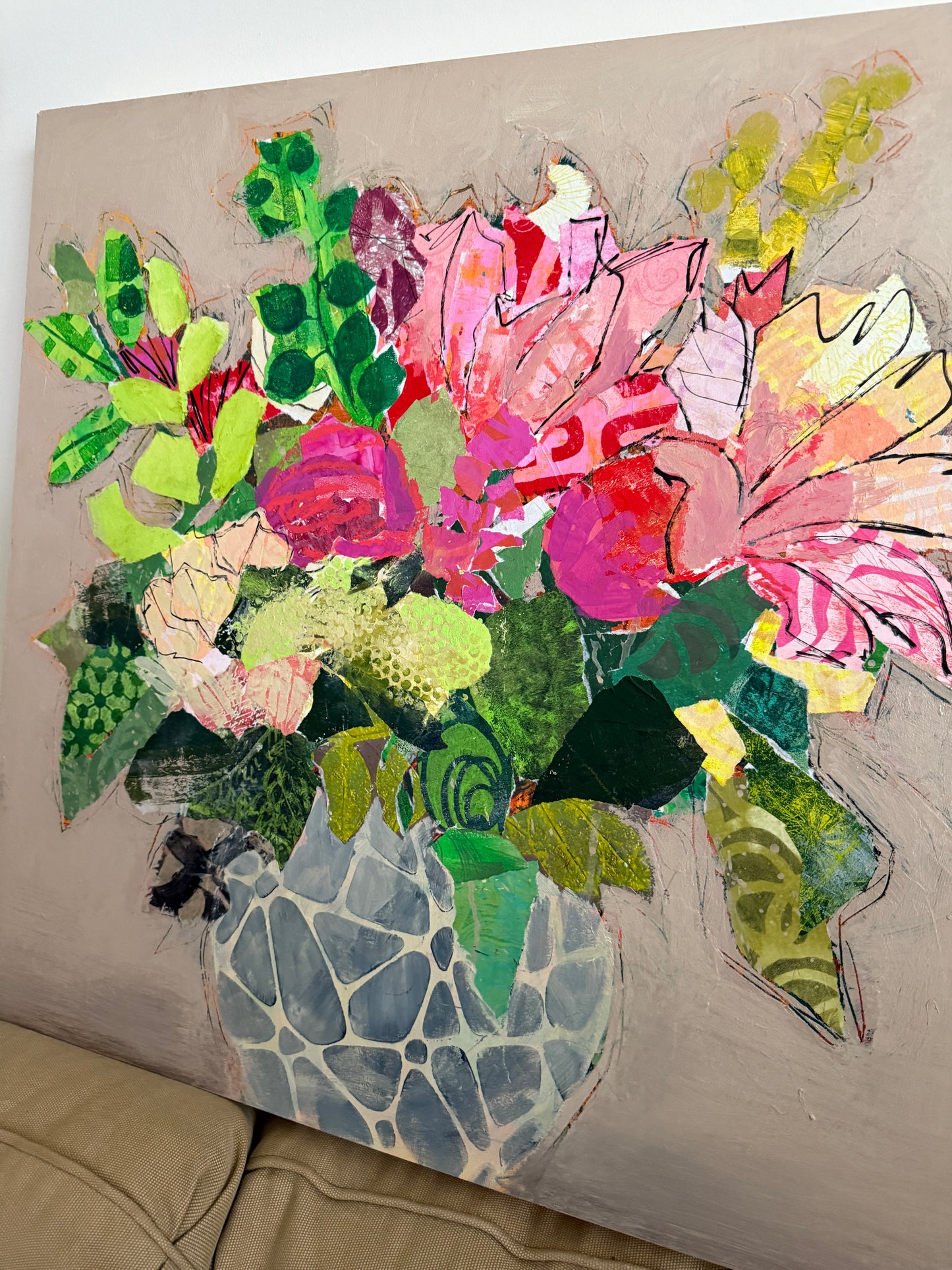 Mother's Day 2023 - Original Mixed Media Collage (24” Square)