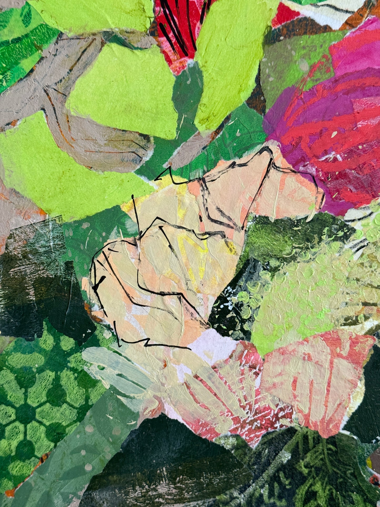 Mother's Day 2023 - Original Mixed Media Collage (24” Square)